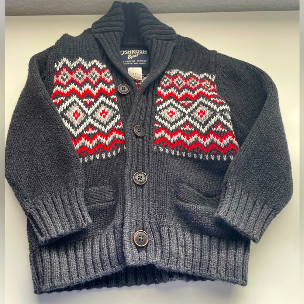 Cardigan button up sweater 3T